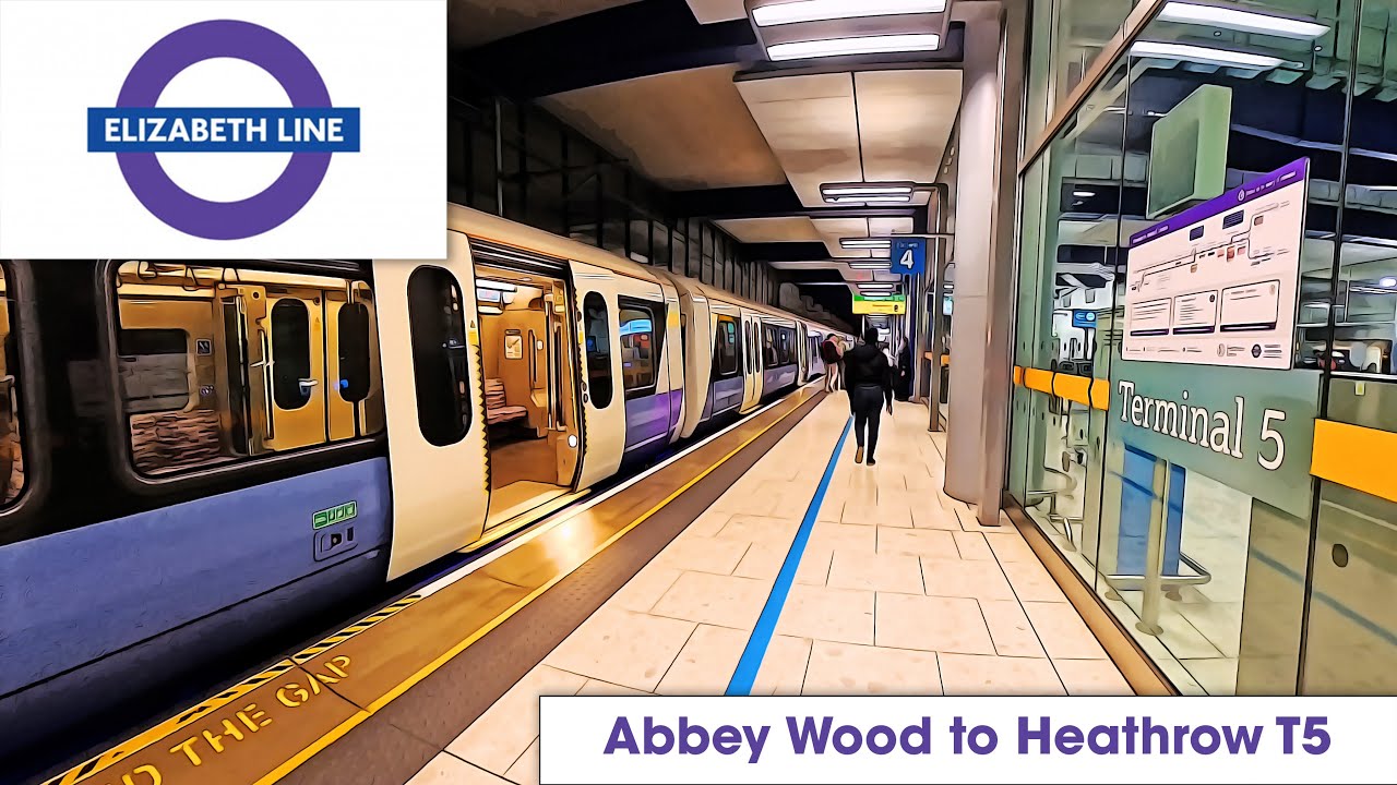 Elizabeth Line Full Journey: Abbey Wood to Heathrow T5