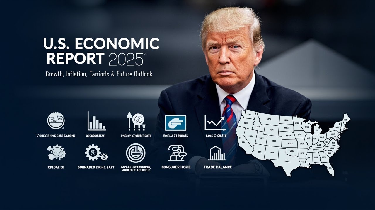 🇺🇸 U.S. Economic Report 2025: Growth, Inflation, Tariffs & Future Outlook | Full Analysis