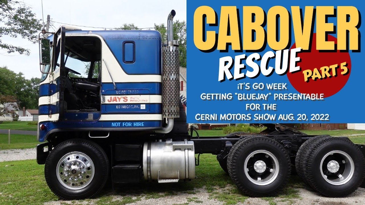 CABOVER RESCUE GMC Astro 8V-71 - Gettin ready for a Show!