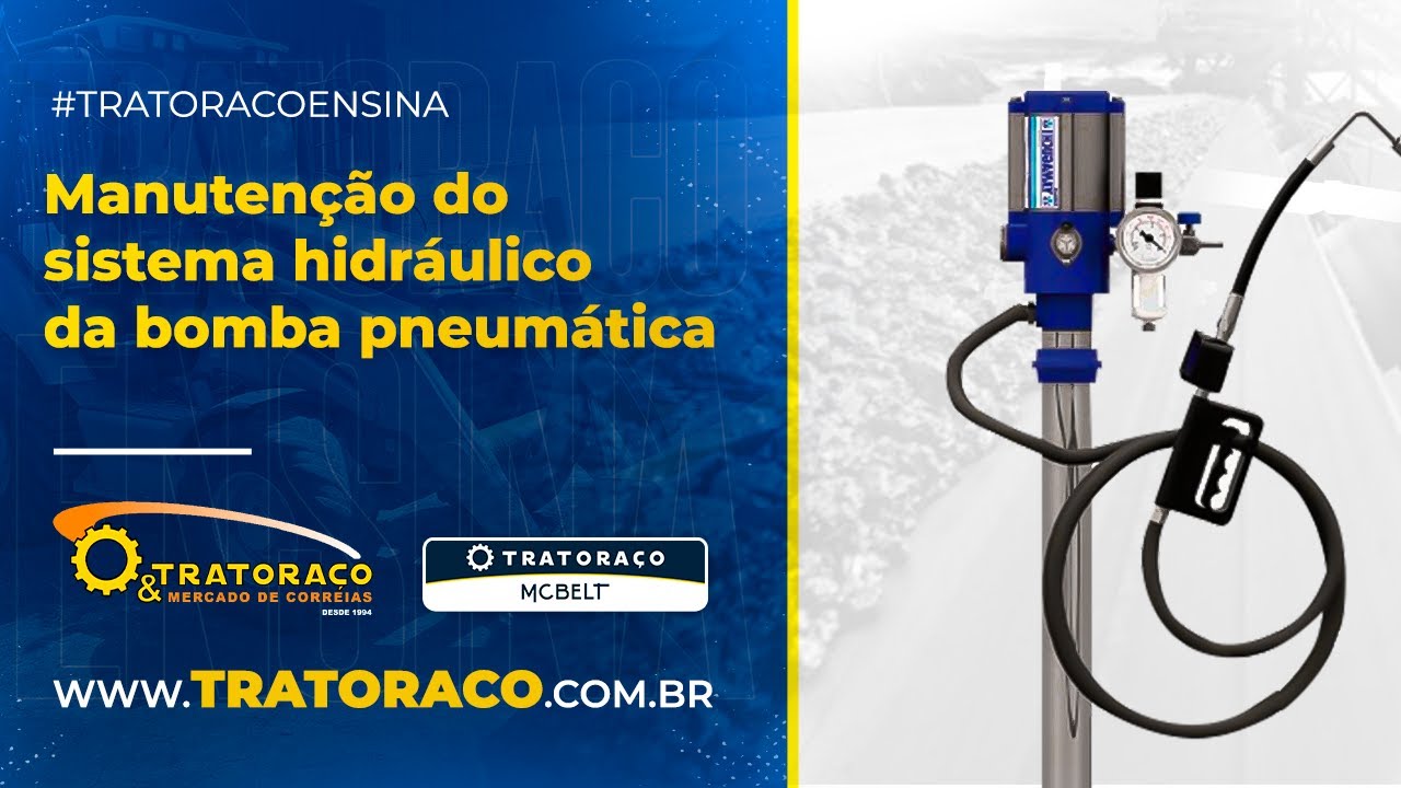 Manutenção do sistema hidráulico da bomba pneumática mod 180 Yamaguchi #tratoracoensina