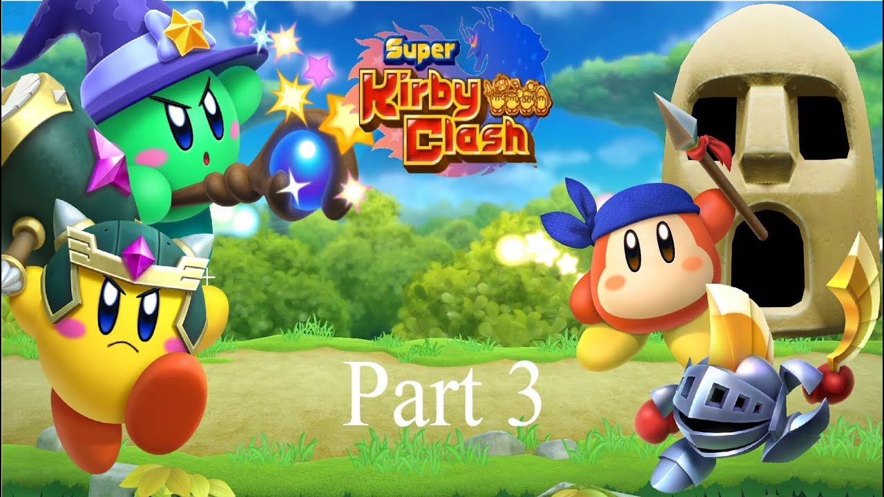 Hammer Lord vs Kibble Blade & Colossal Double team | Party Quest | Super Kirby Clash Gameplay part 3