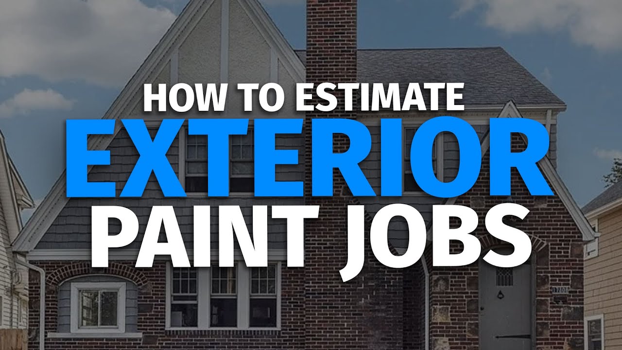 How to estimate the cost to paint an exterior home in 2024