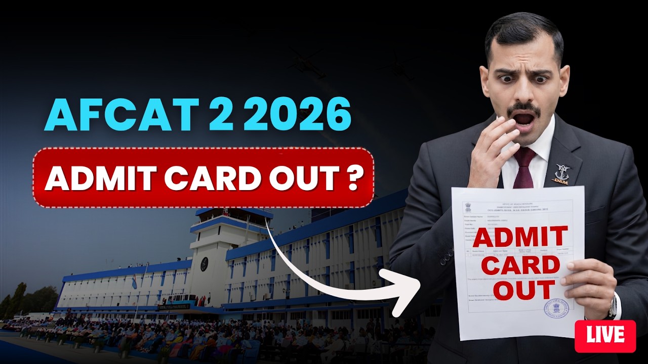 AFCAT 2 2026 Admit Card Out! 🚨 How to Download | Direct Link & Exam Day Rules | DXM