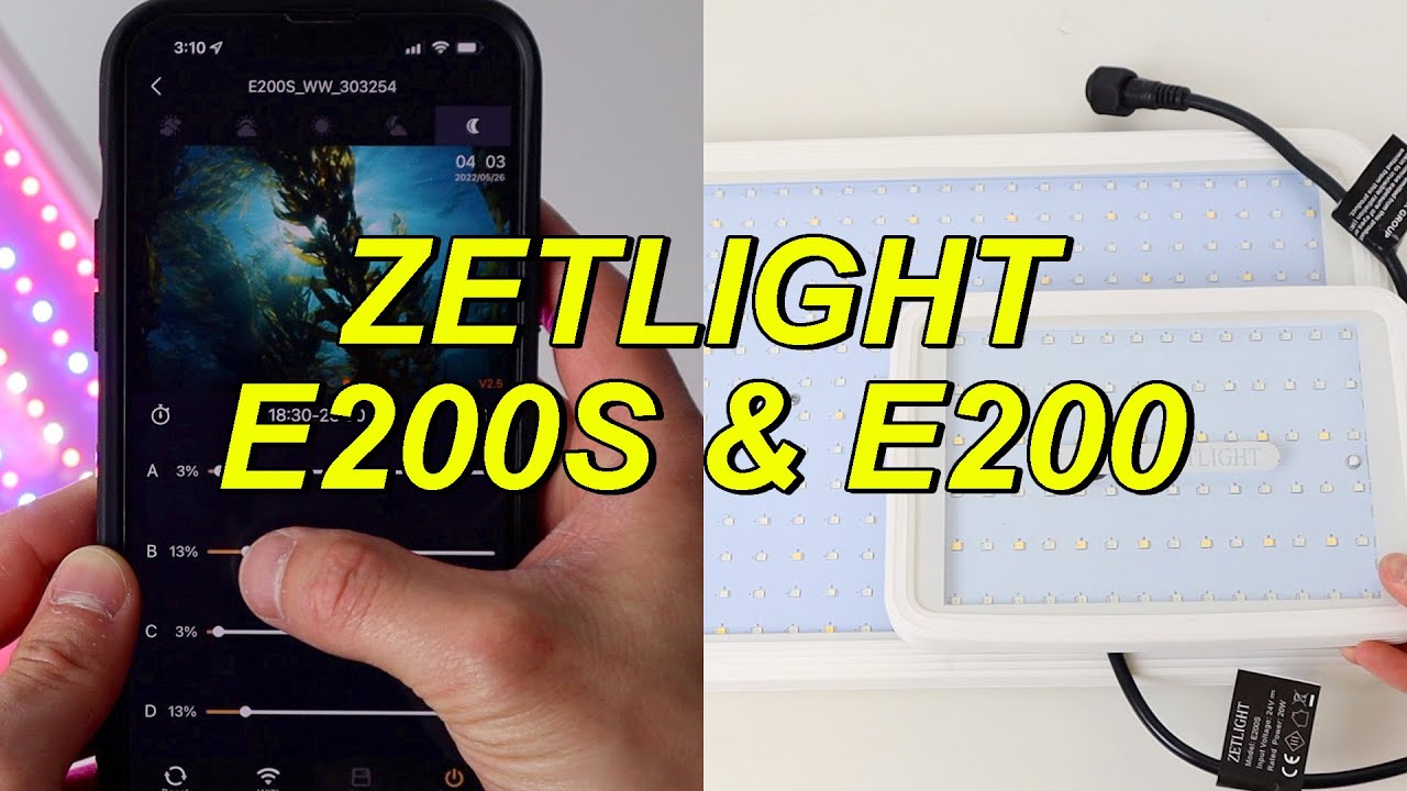 Zetlight E200S & E200 Unboxing & Horizon Aqua App Setting Up