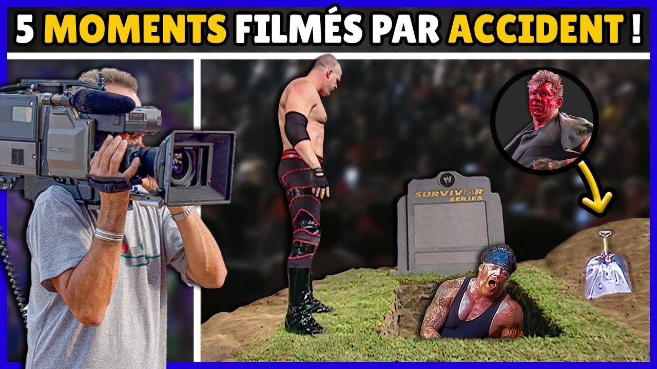 5 moments filmés par accident à la WWE !