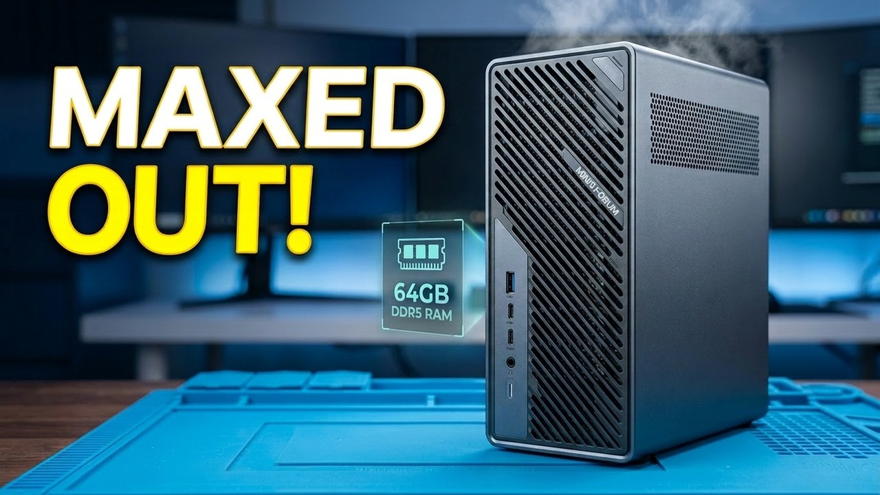 Minisforum MS-02 Ultra Workstation! Unbox, overview!  How to install Ram and SSD!