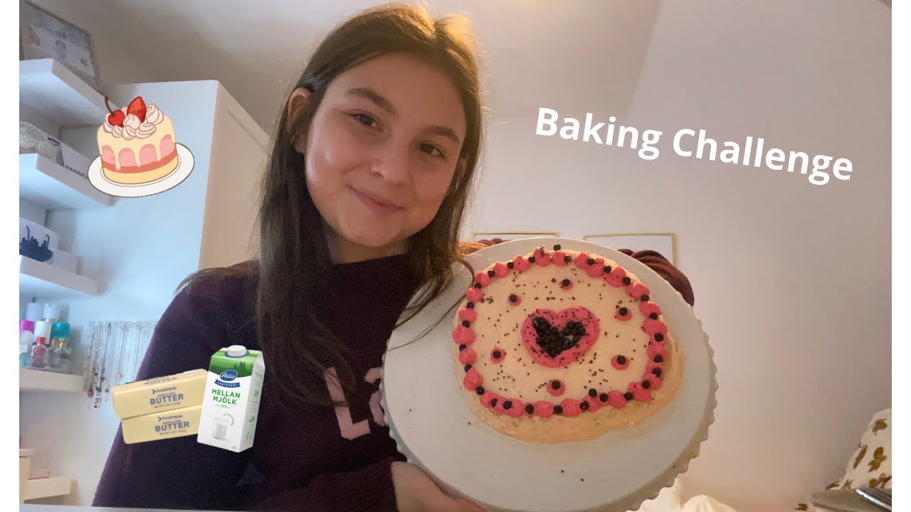 GÖR EN TÅRTA MED MIG/baking challenge 