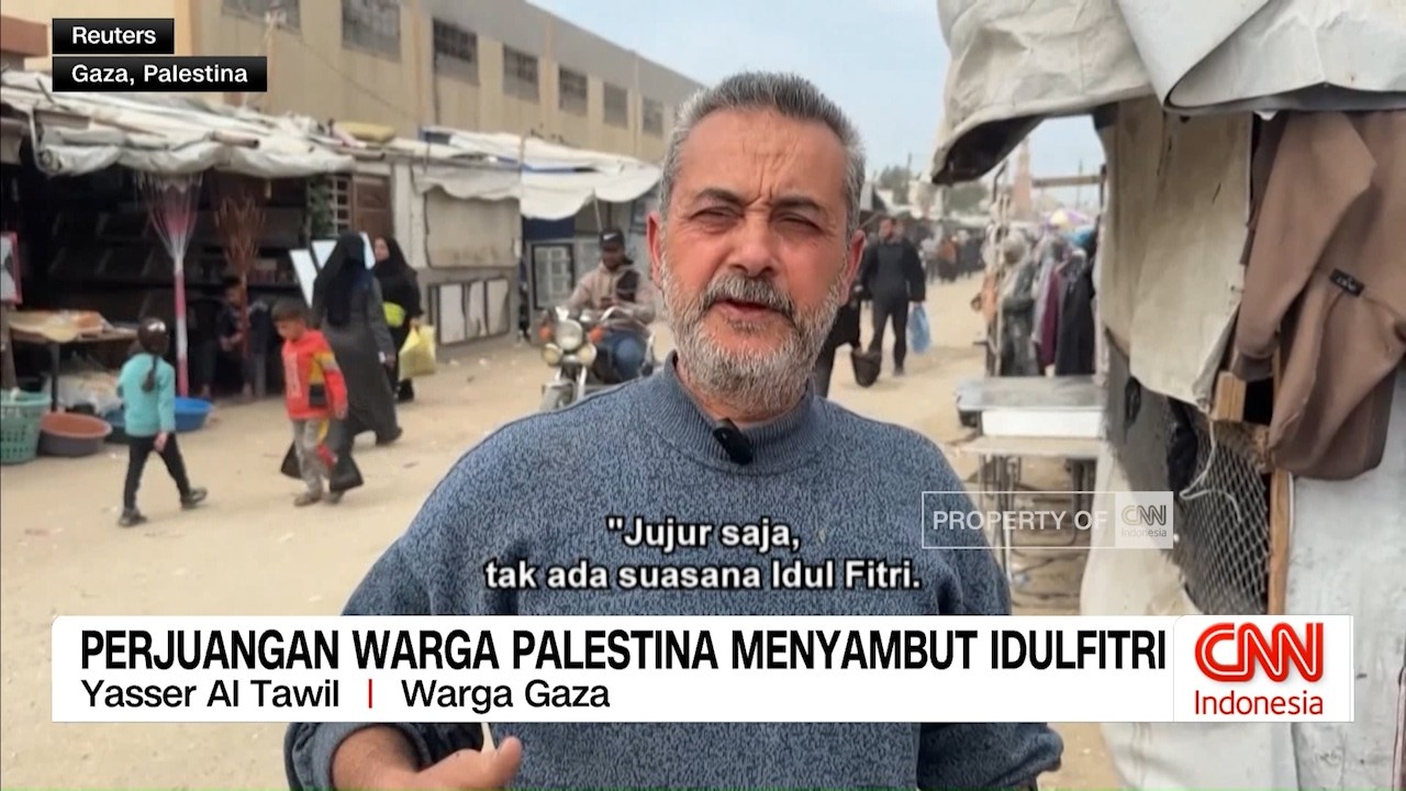Perjuangan Warga Palestina Menyambut Idulfitri