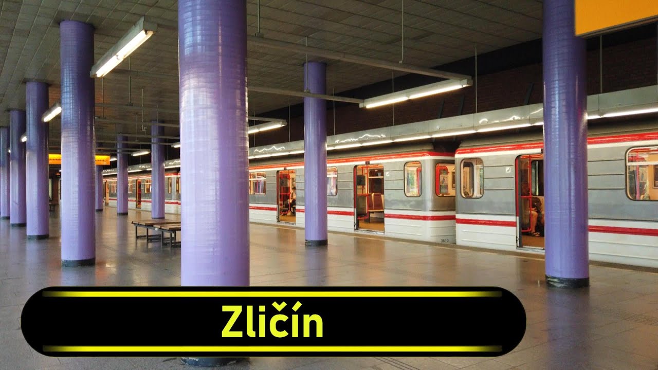 Metro Station Zlič&iacute;n - Prague 🇨🇿 - Walkthrough 🚶