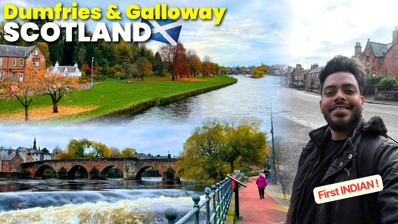 FIRST Indian YouTuber to visit this hidden town in SCOTLAND 🏴󠁧󠁢󠁳󠁣󠁴󠁿 | Dumfries & Galloway Vlog