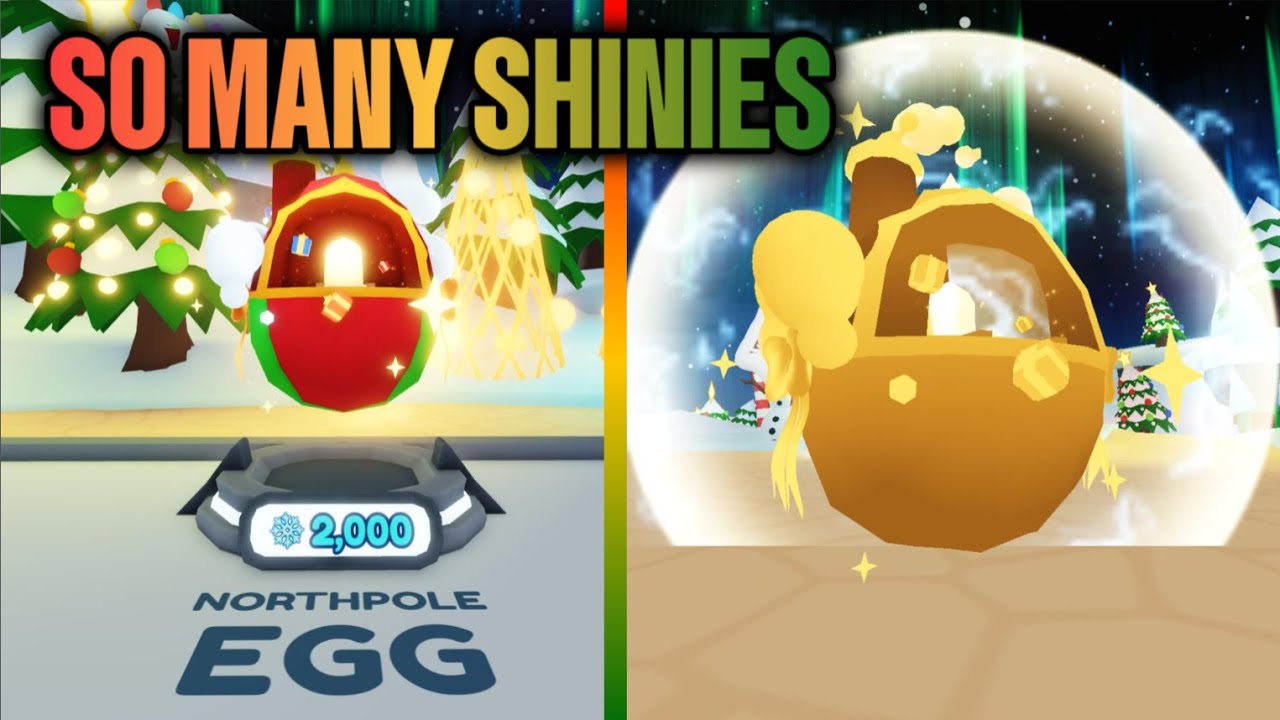 I hatched 8.5M+ NORTHPOLE EGGS and got so many SHINY SECRETS in BGSI!!