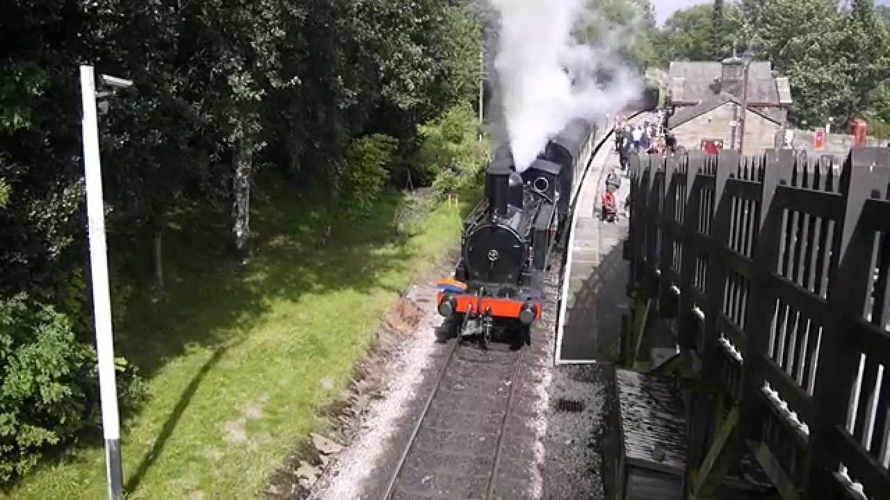 LNWR Webb Coal Tank Hauling Bachmann Charter Train, KWVR, Aug 2014