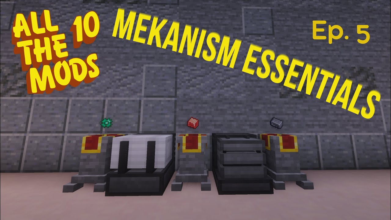 BUILD THIS FIRST IN MEKANISM...ore else - ATM 10 - Ep5
