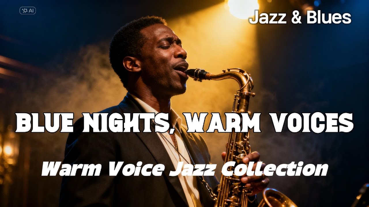 따뜻한 보컬 재즈 & 블루스 10곡 플레이리스트 | Warm Voice Jazz Playlist | Blue Shadows Tonight & More (10 Tracks)