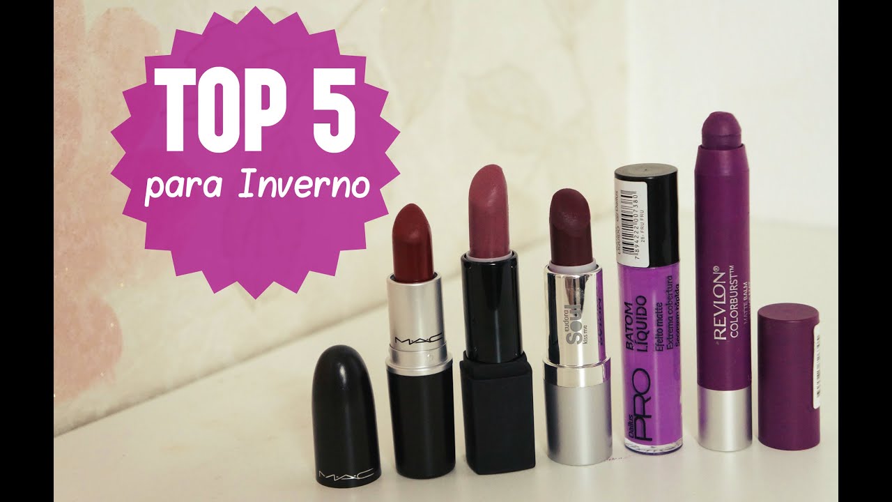 Os Batons que Combinam com o Inverno