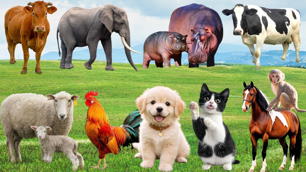 🌿 Muôn Loài Rộn Ràng “Khúc Nhạc Yêu Thương” – Cả Đồng Quê Tràn Ngập Tiếng Cười | FarmAnimals 🐶🐱🐷🐓