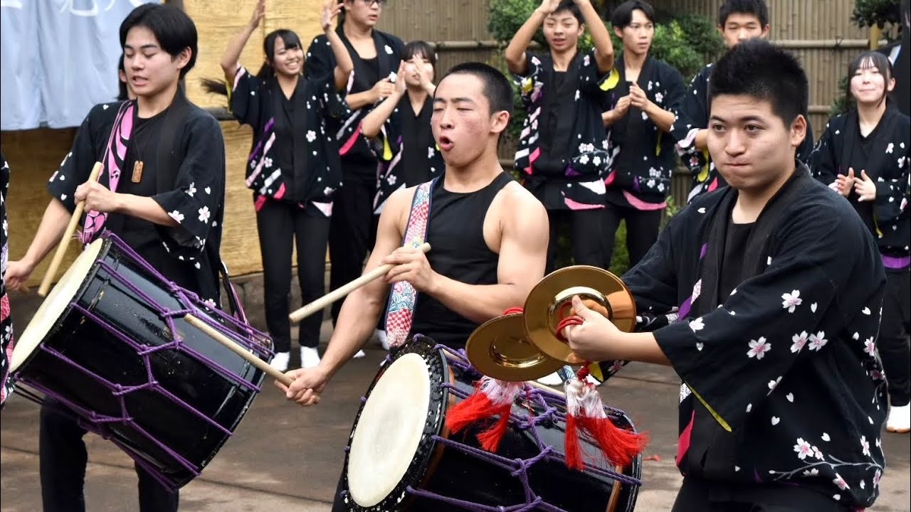 武蔵越生高校和太鼓部『青龍』 2024.10.6 羽生PA