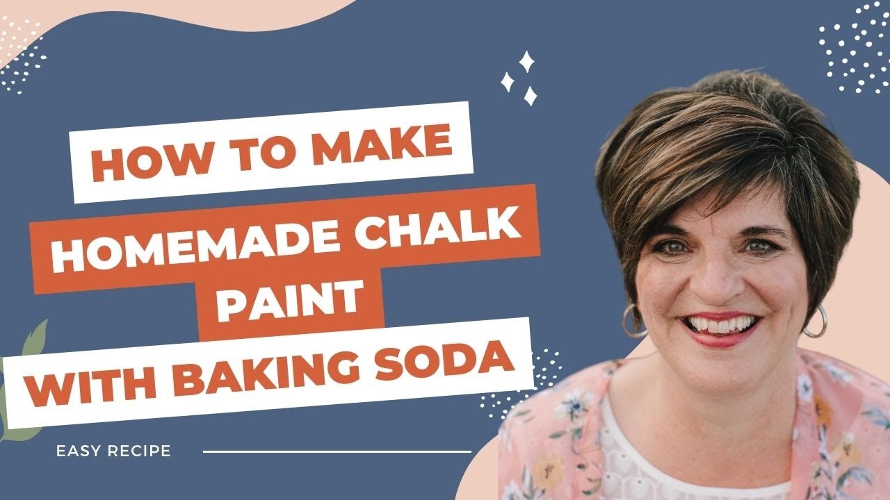 How to make homemade chalk paint with baking soda