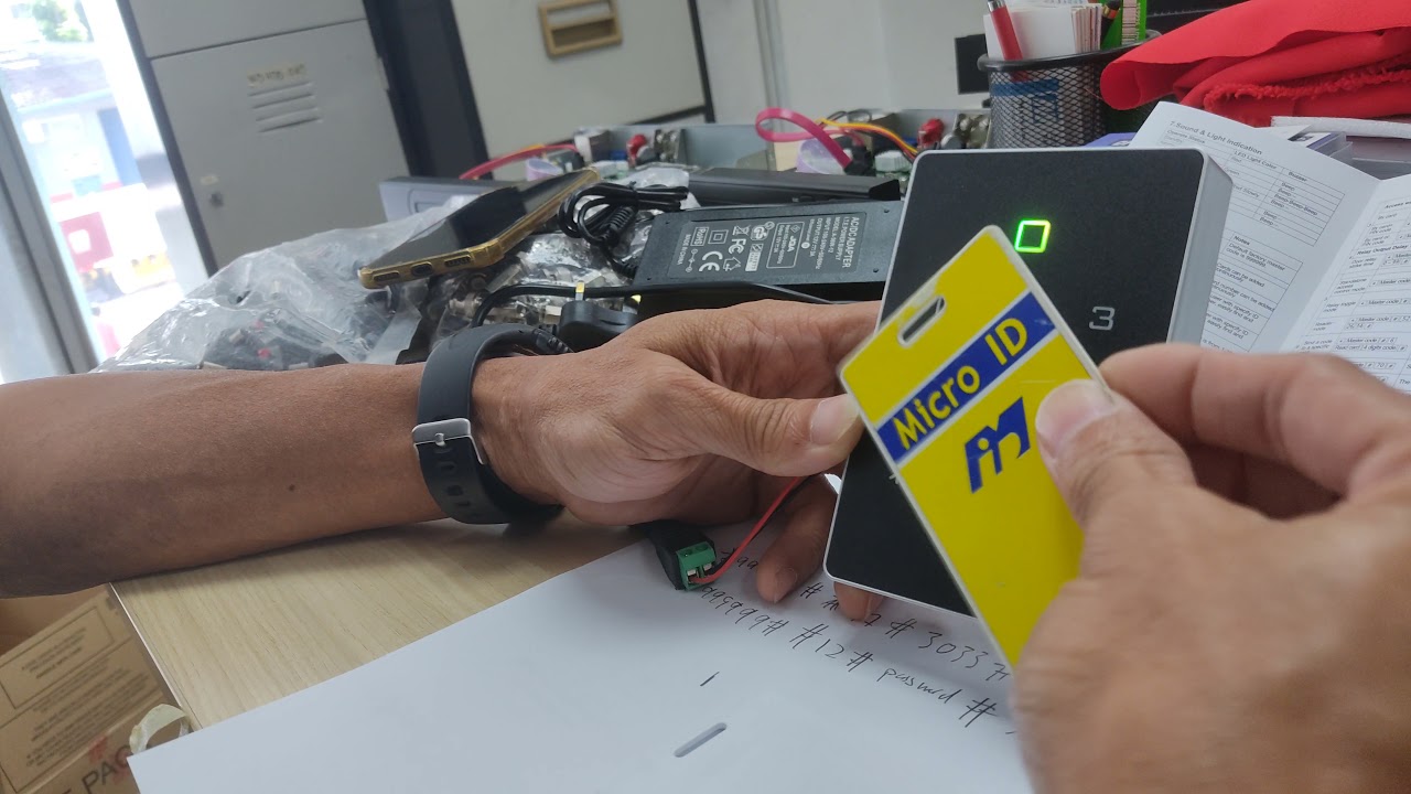 Tutorial Access Control - K12 add card chinese