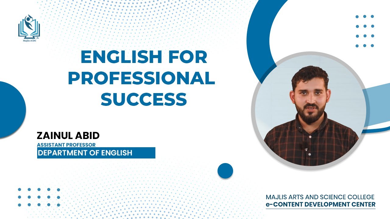 English for Professional Success- BA Functional English (Calicut University)