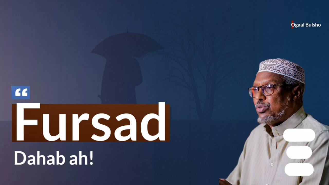 Fursad Dahab Ah! tan hadeey ku dhaafto midkale ha sugin! || Sheekh Mustafe Xaaji 