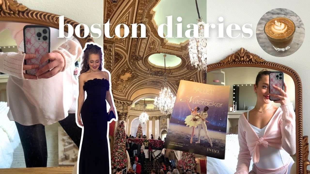 boston diaries 🩰❄️ the nutcracker, boston apartment, & dancewear haul