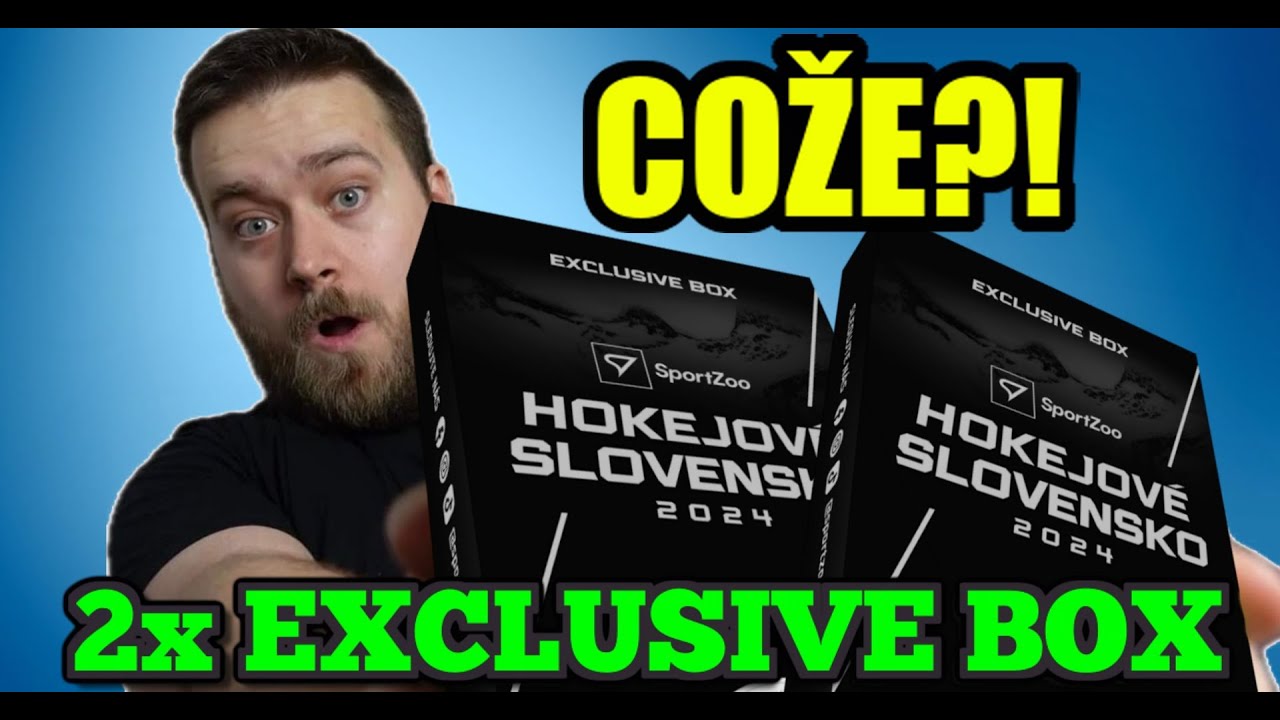 Neskutečný boxy! 🔥 HOKEJOVÉ SLOVENSKO 2x Exclusive Box 2024 SportZoo! Slovenská Hokejové Repre