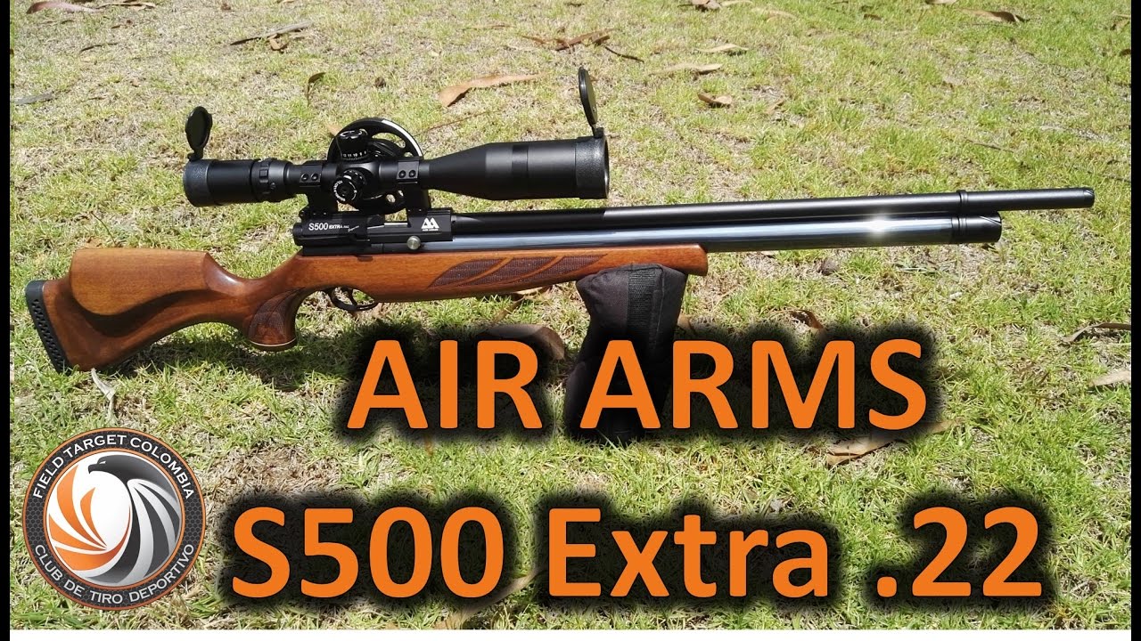 Air Arms S500 Extra .22  Precision a 35 metros