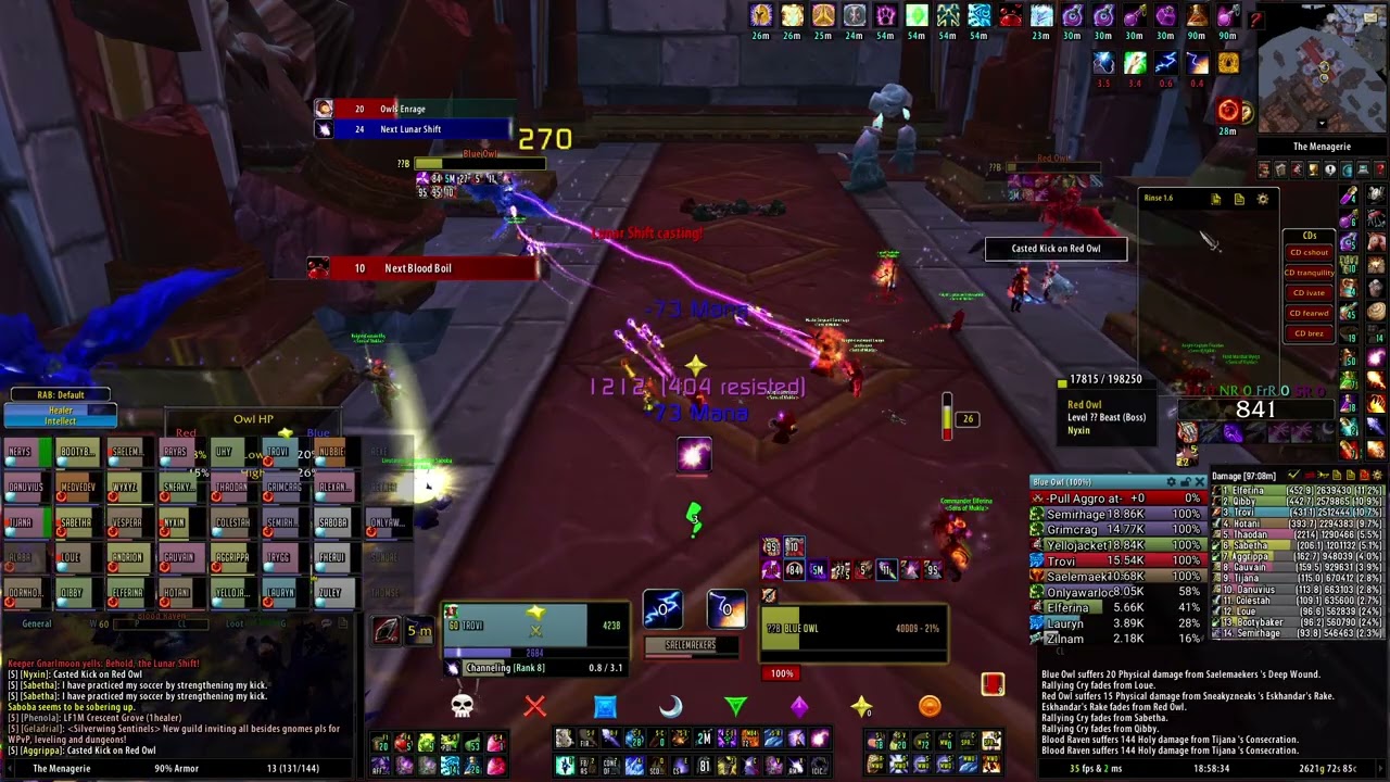 Turtle WoW - Sons of Mukla (Tel'Abim) Keeper Gnarlmoon kill - no deaths