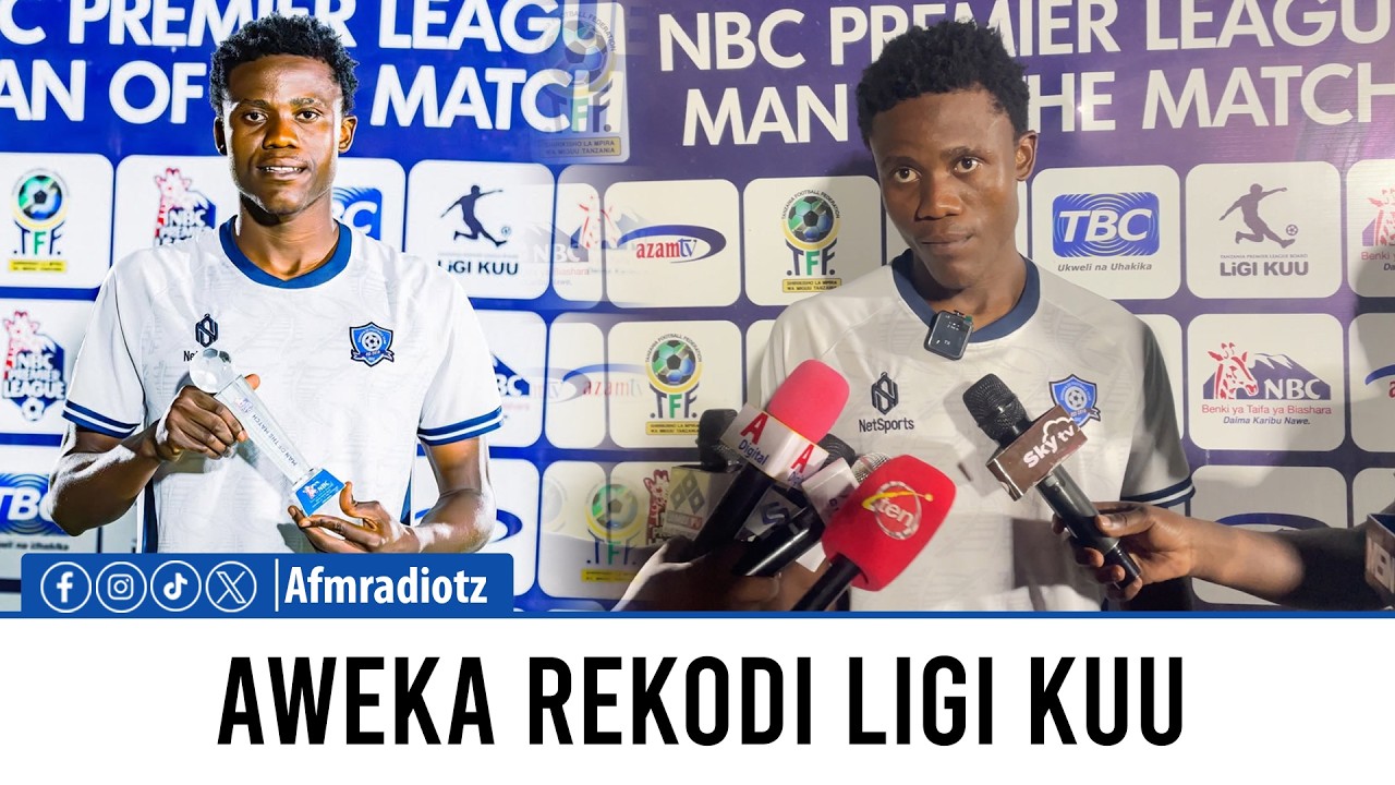 MCHEZAJI MDOGO ZAIDI KUBEBA TUZO KATIKA LIGI KUU YA TANZANIA.