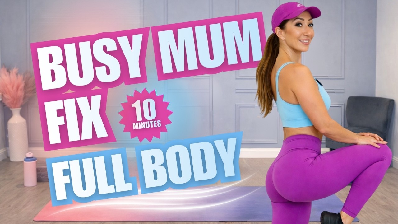 Quick Full Body Burn | 10 Minutes with Light Dumbbells