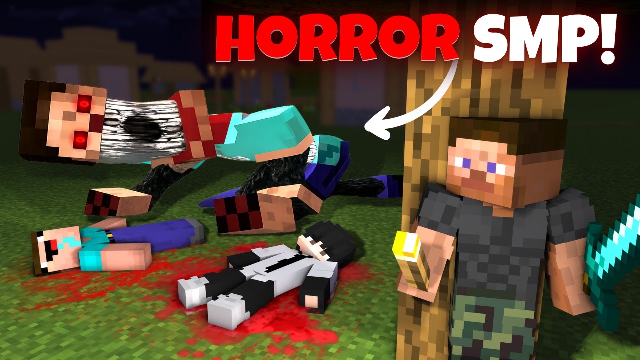 We Joined The MOST HORROR SMP in MINECRAFT😨