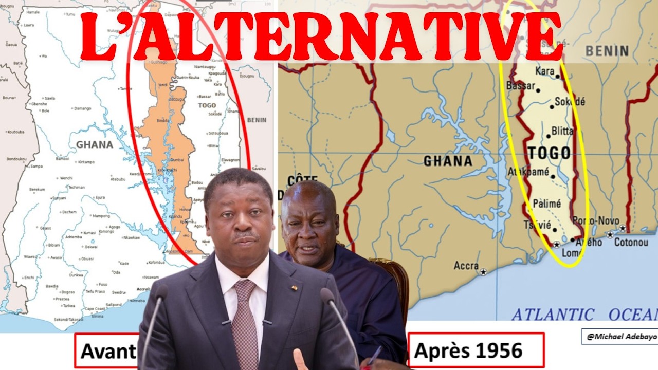 🛑TOGO-GHANA : VOICI LA VRAI CARTE DU TOGO BRITANIQUE. LES PRECISIONS DE FERDINAND AYITE