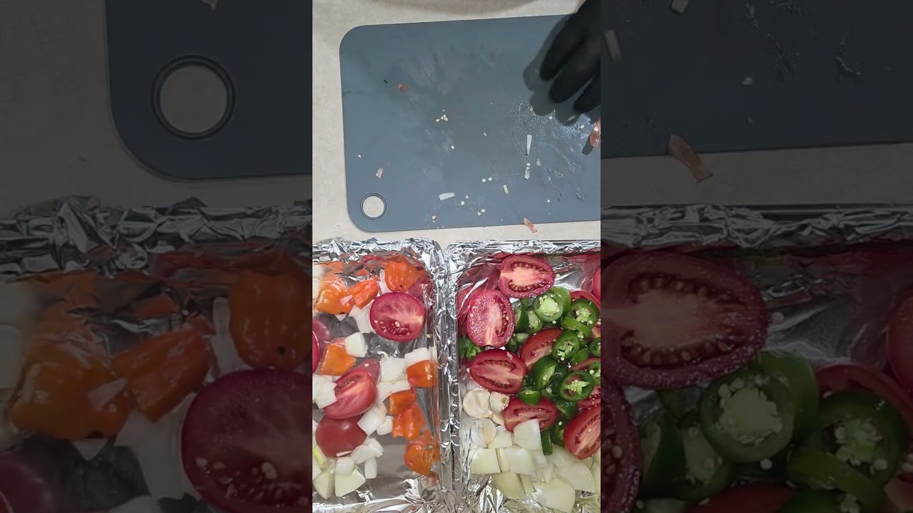 Roasted Tomato Salsa and Roasted Habanero Salsa. 