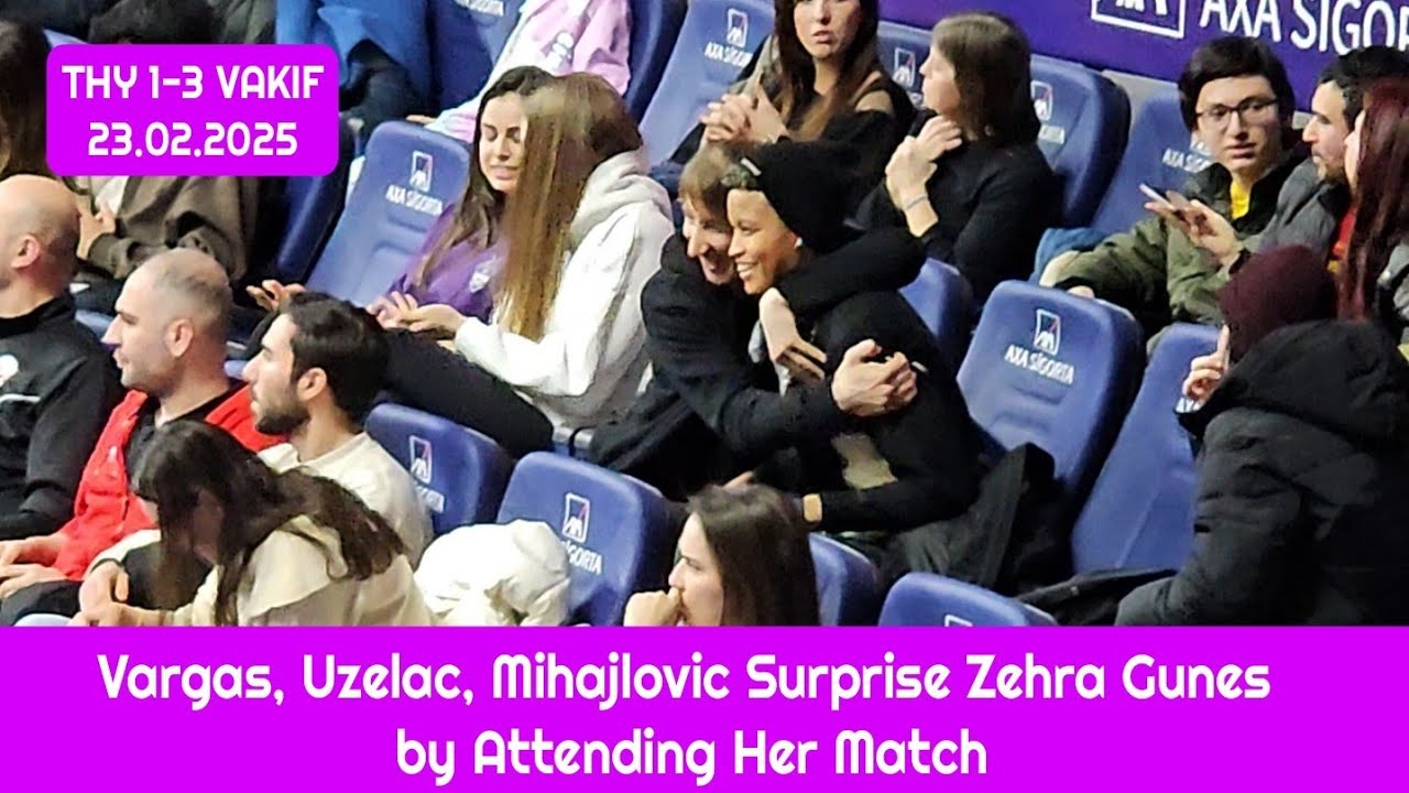 👀 Melissa Vargas, Alexandra Uzelac &Brankica Mihajlovic Surprise Zehra Gunes by Attending Her Match!
