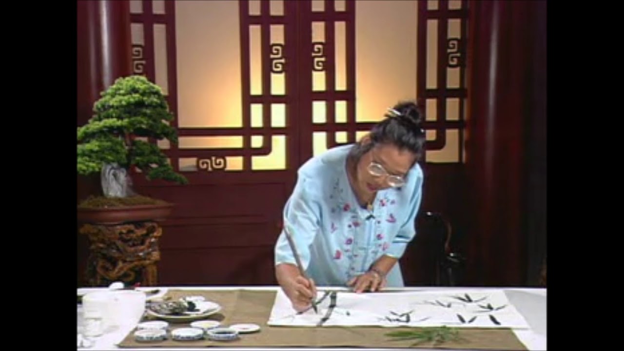 Hsi-Mei Yates English Sumie Lesson Bamboo Chinese Brush Painting