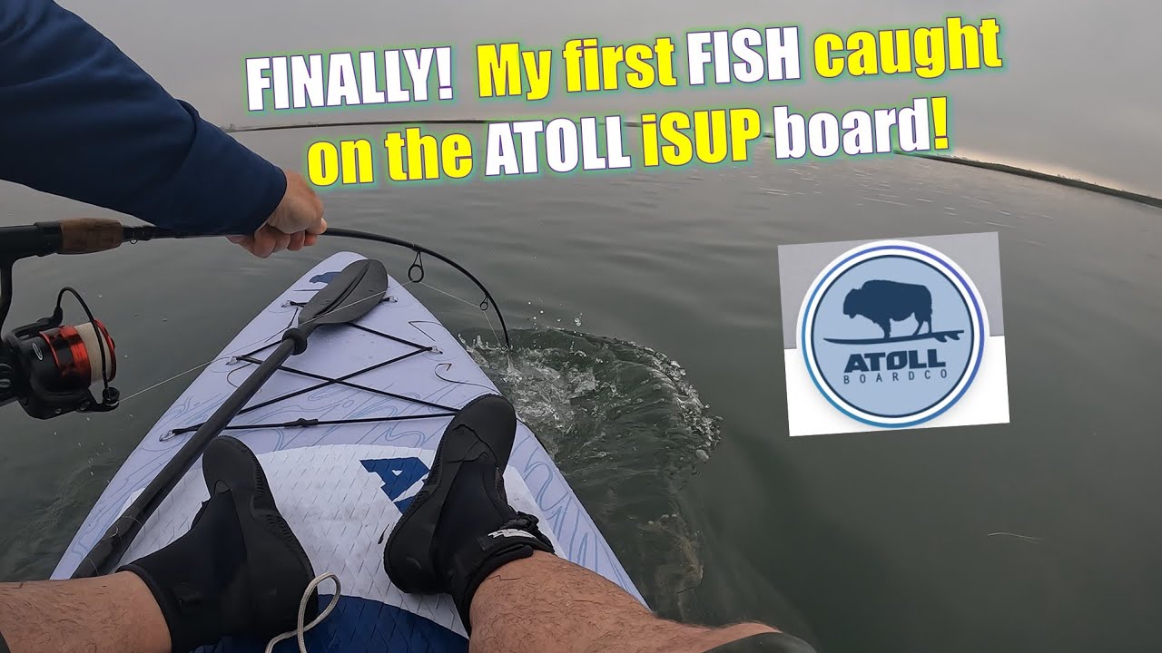 FINALLY! My first FISH on the ATOLL iSUP board! It was a GOOD one!