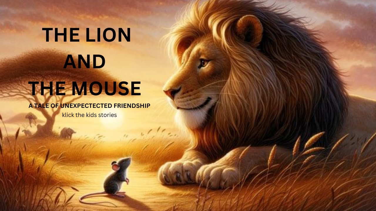 Heartwarming fairy tale of friendship and courage  #lion and the mouse #kidsstory @KTKStories