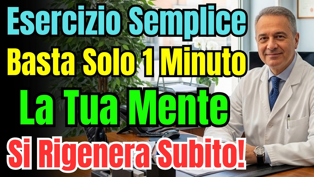 Ringiovanisci Il Cervello Di 20 Anni Con 1 Minuto Al Giorno. La Routine Perfetta Dopo I 60.