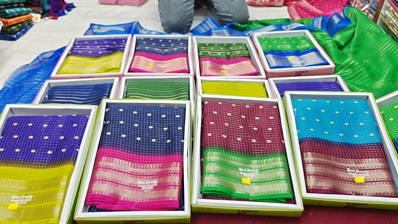 BIG CLEARANCE SALES chickpet bangalore wholesale sarees single saree courier available