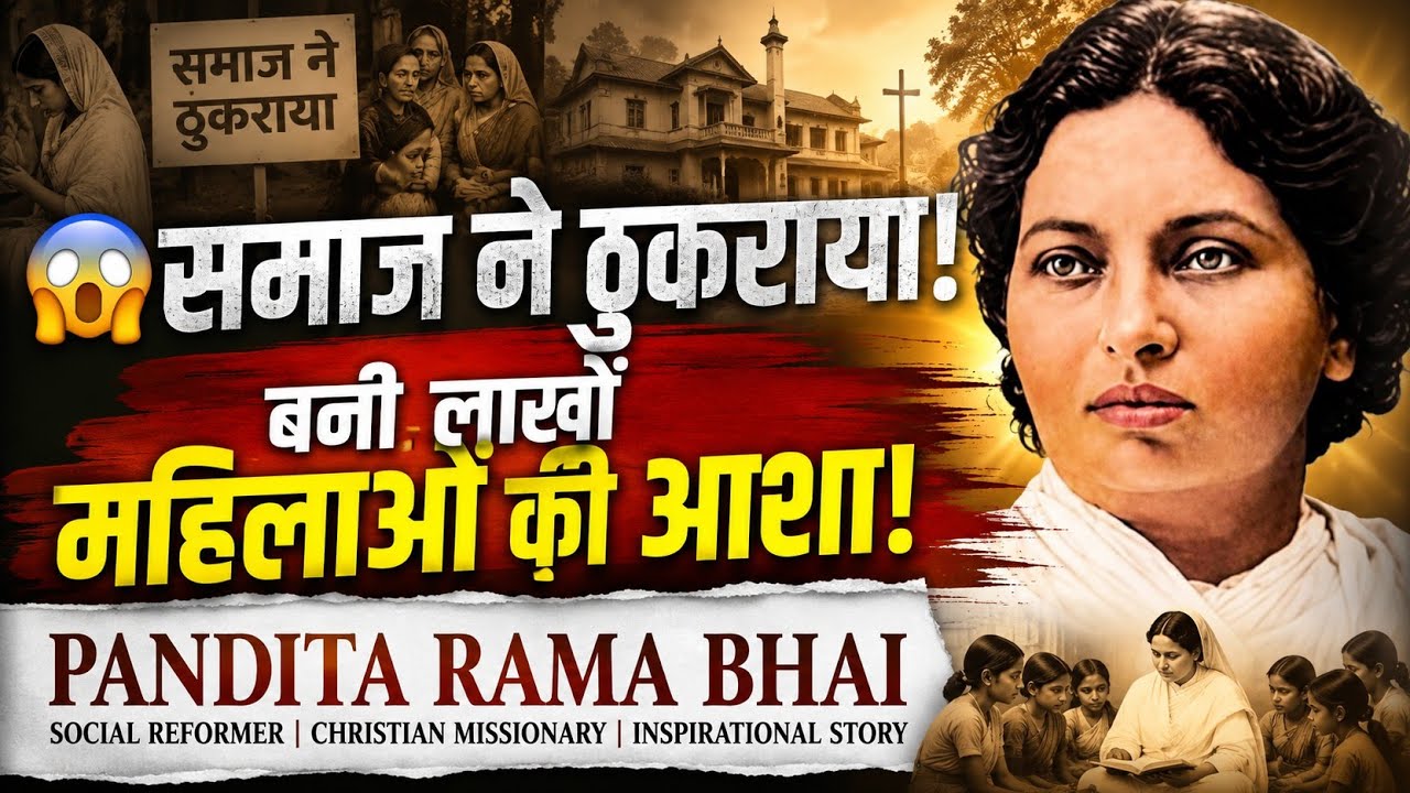 पंडिता रमाबाई || Pandita Rama Bhai True Story|| Social reformer and Christian Missionaries||
