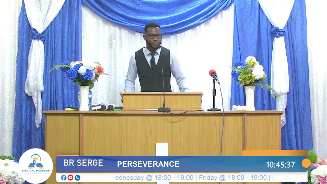 08-02-2026 SUNDAY  SERVICE: PERSEVERANCE - BR SERGE