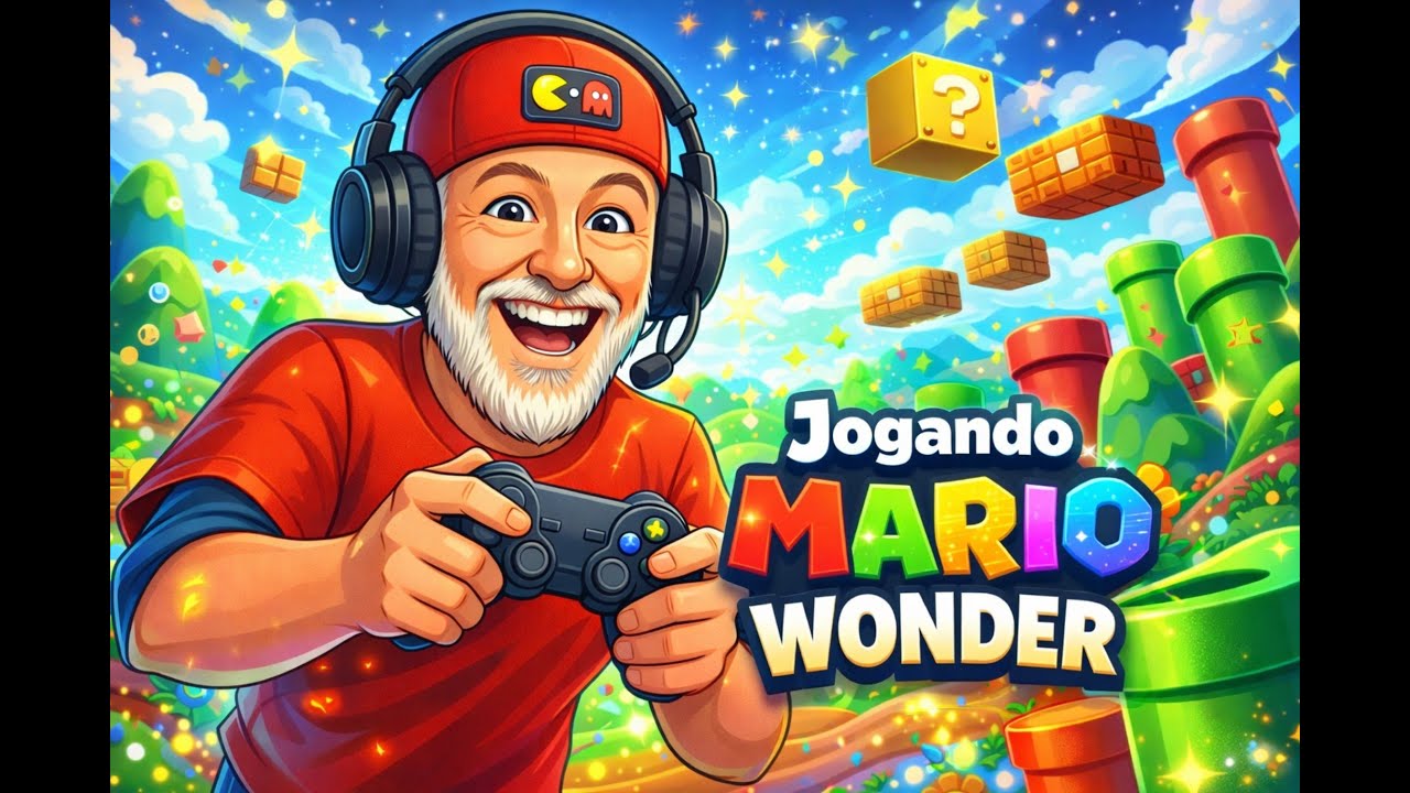 Live Jogando Super Mario Bros. Wonder - Parte 1