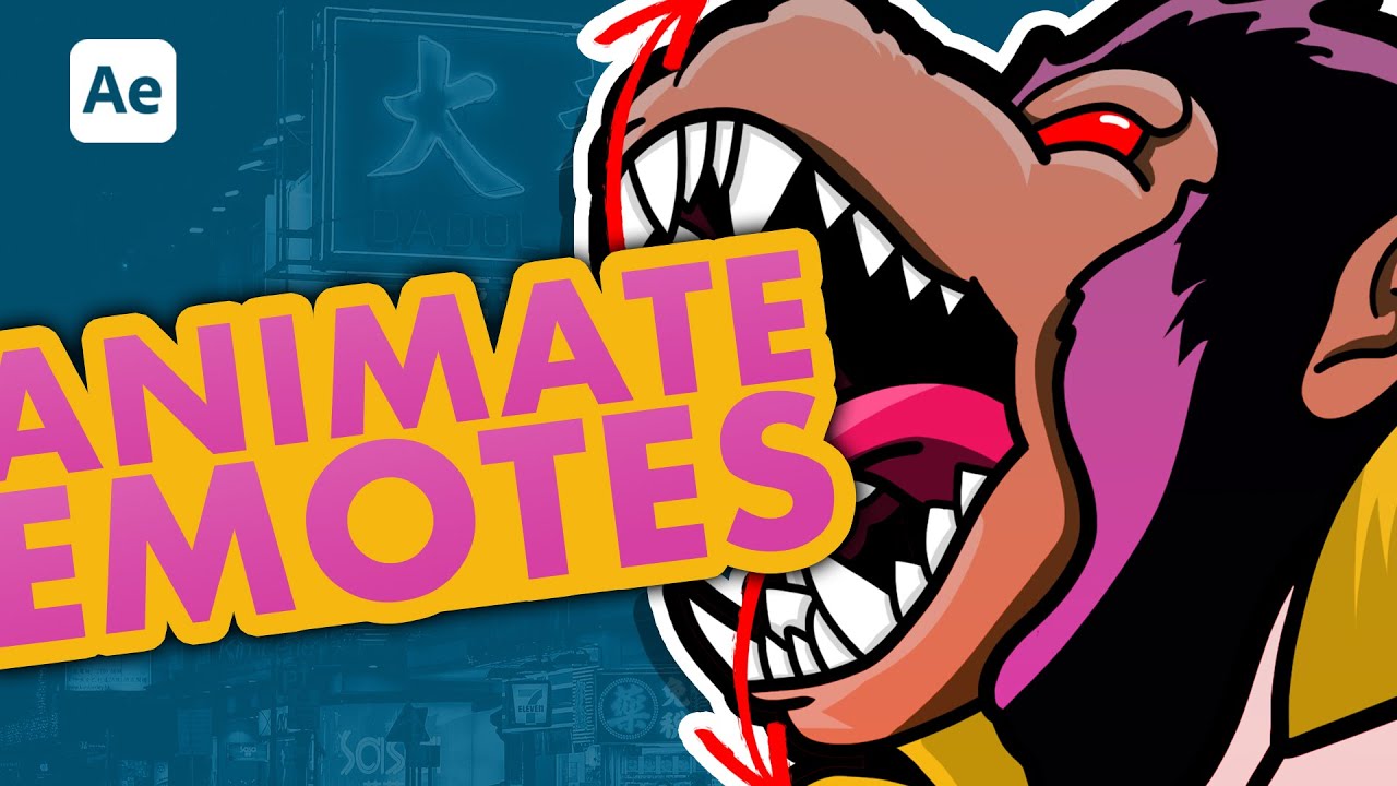 How to Animate Twitch Emotes Easy (After Effects Puppet Tool)