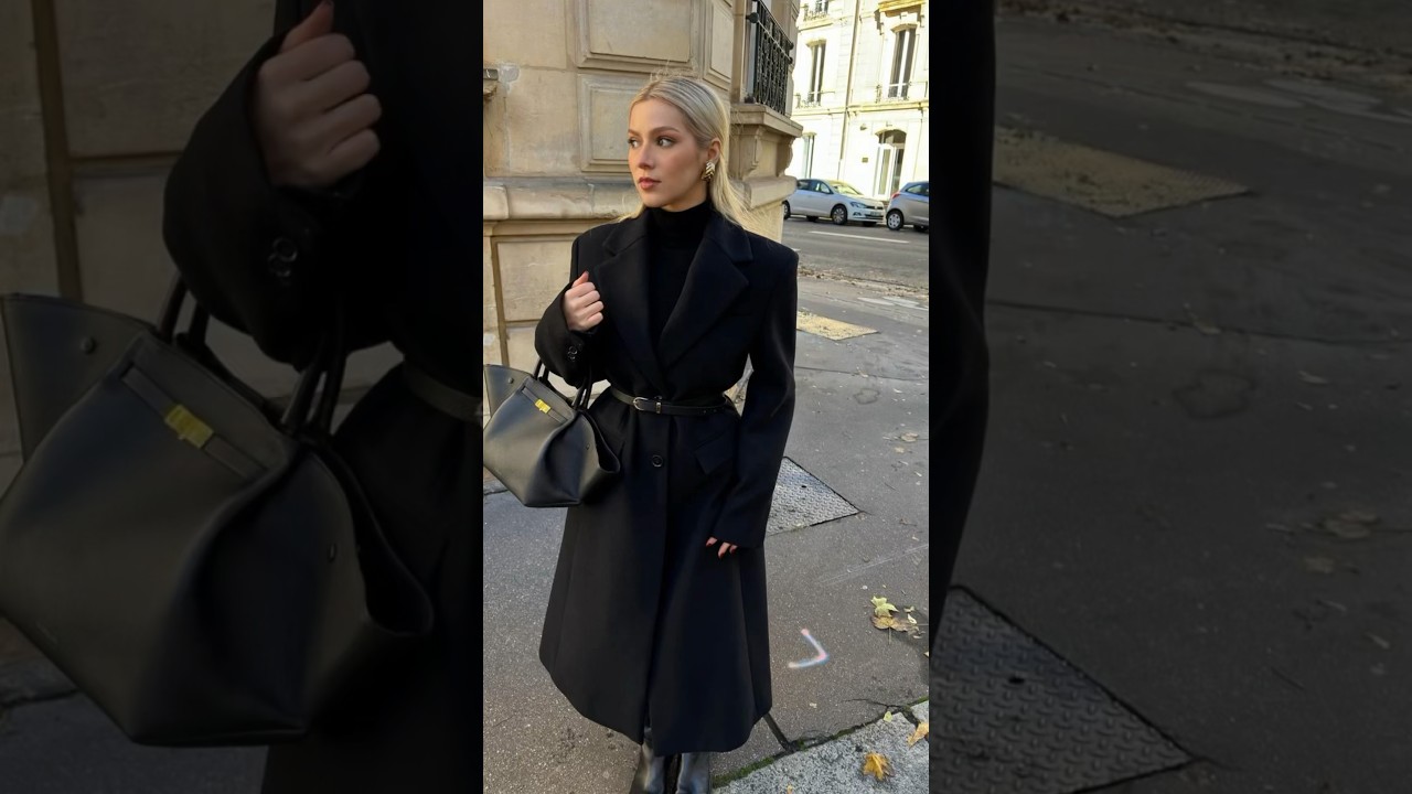 S&rsquo;habiller chic quand il fait froid 🤍 Tenues hiver 2024 #parisianvibes #classystyle