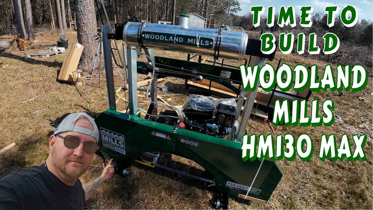 PUTTING TOGETHER THE HEAD UNIT WOODLAND MILLS HM 130MAX SAWMILLING, OFF-GRID, HOW-TO