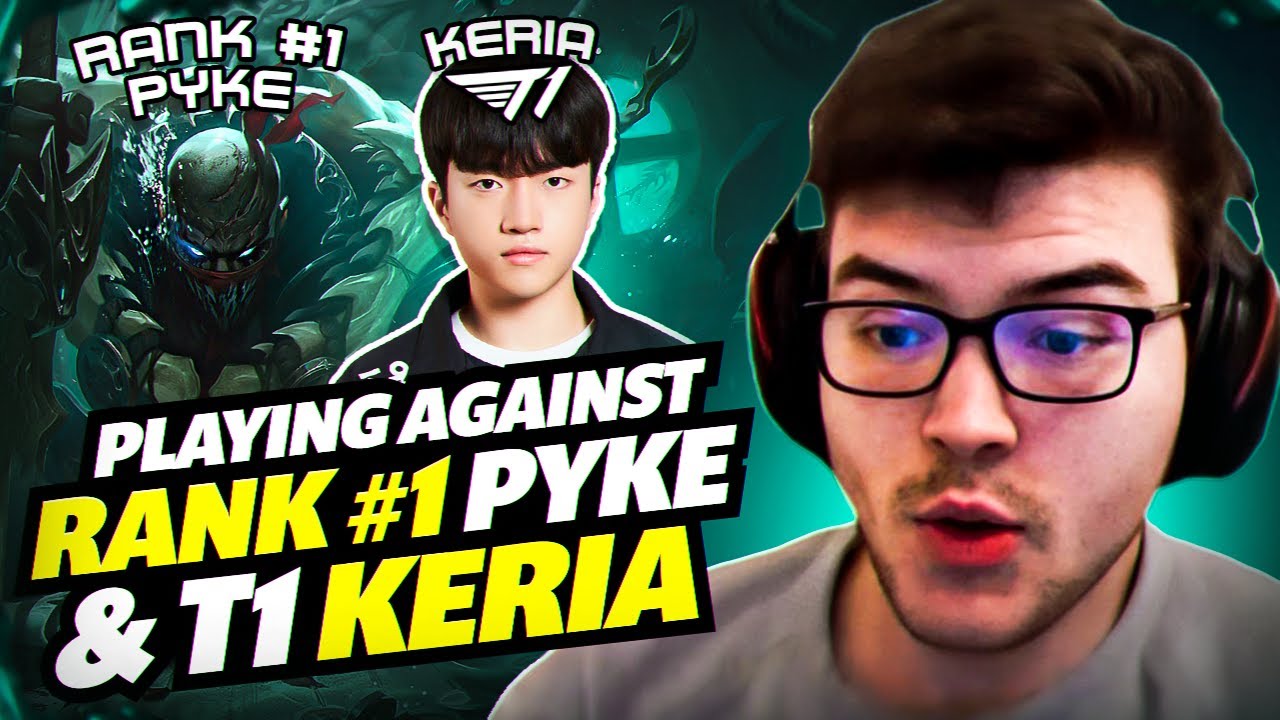 Playing Against RANK 1 PYKE & T1 Keria!