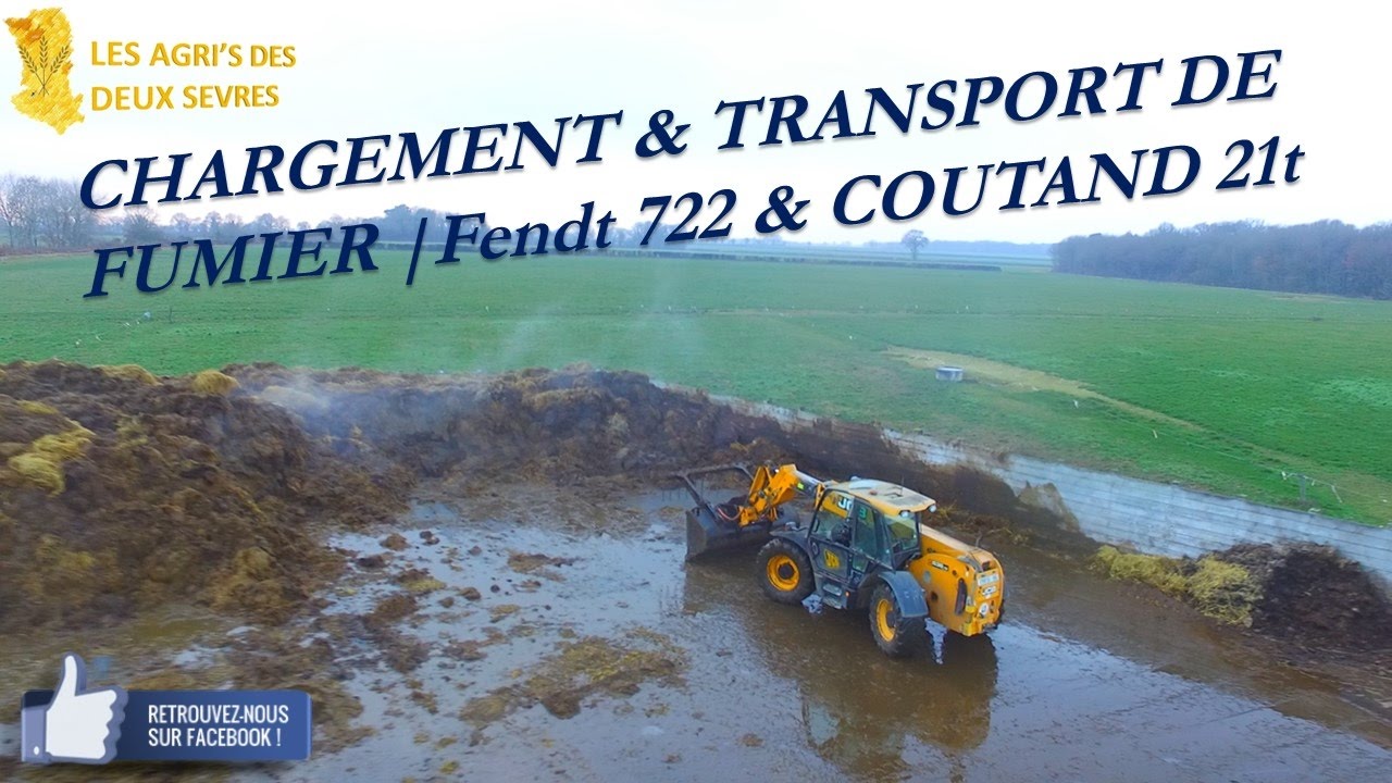 CHARGEMENT & TRANSPORT DE FUMIER | Fendt 722 & COUTAND 21t