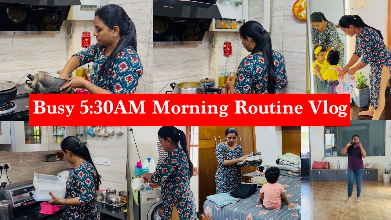 Busy 5.30 AM Morning Routine |Packing Snacks|Breakfast for Kids|Organising Pantry
