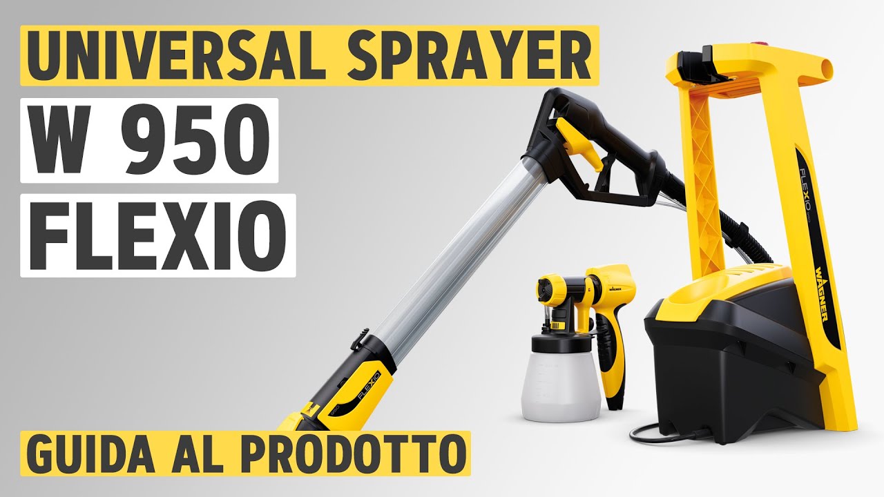 Universal Sprayer W 950 FLEXiO - Configurazione, Pulizia, Accessori | WAGNER